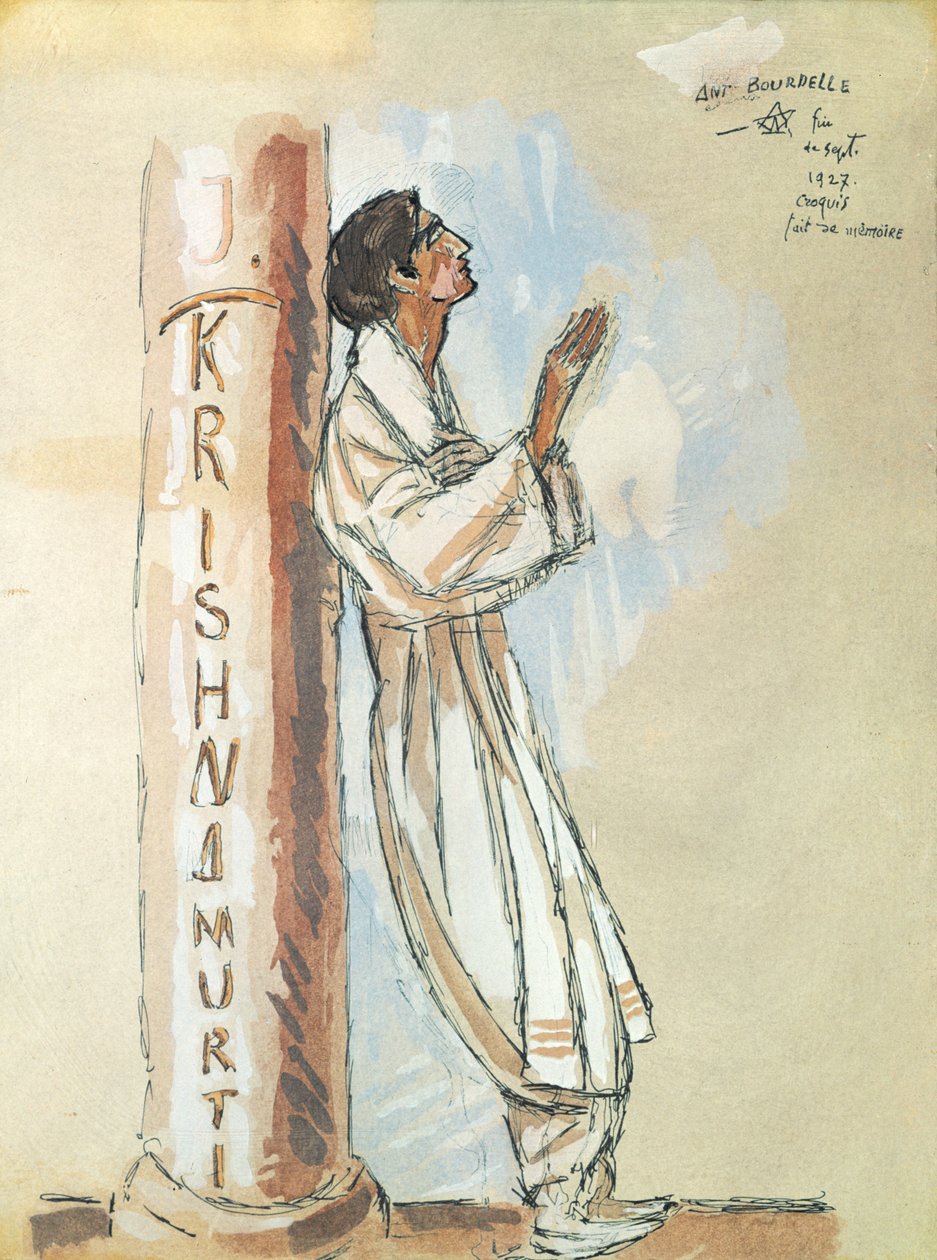 Krishnamurti, 1927 de Emile Antoine Bourdelle