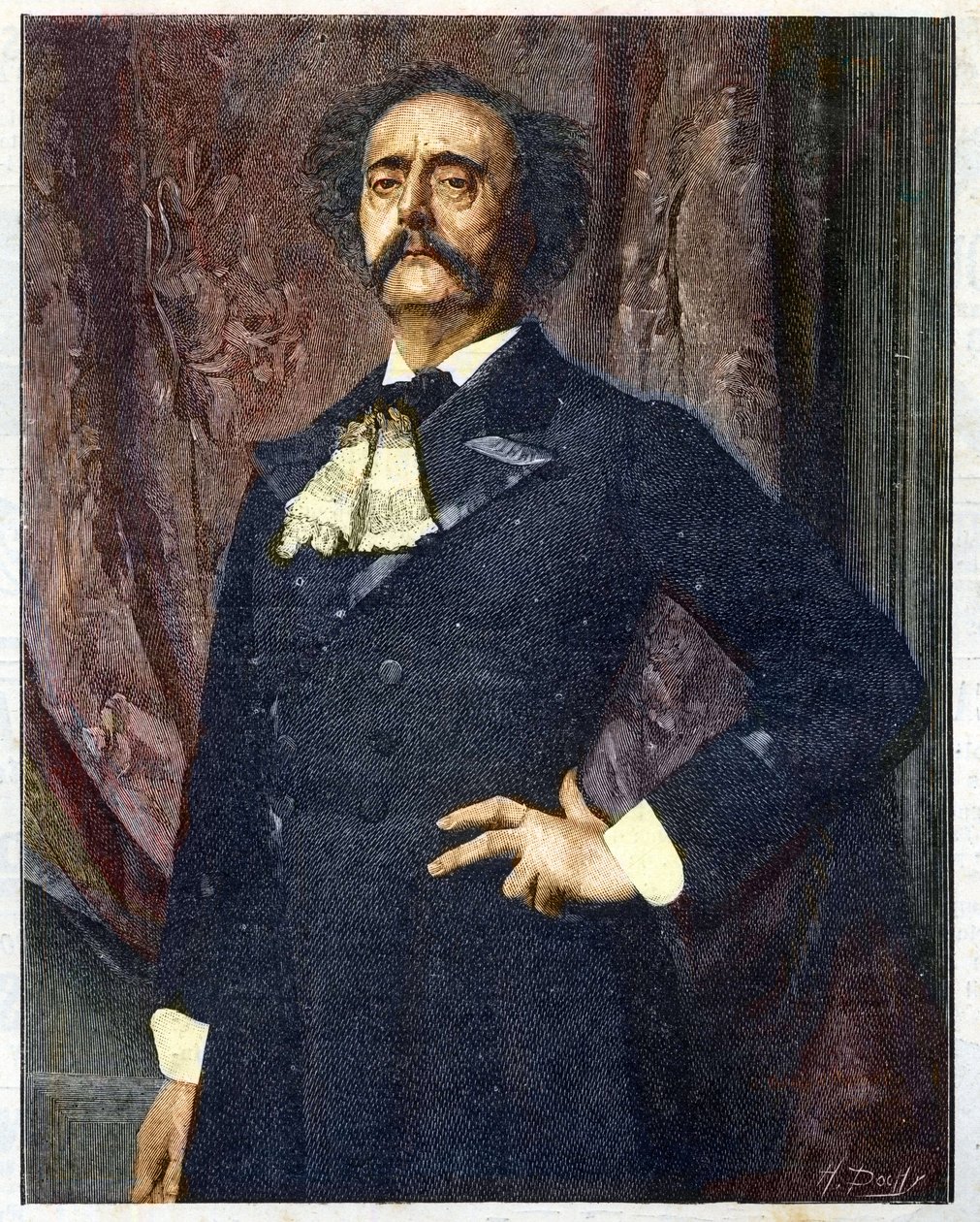 Retrato de Jules Barbey d