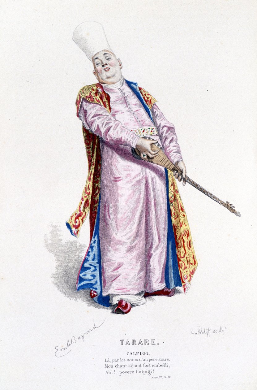 Obra completa de Beaumarchais (1732-1799) de Edouard Fournier.Ed. Laplace, Sanchez et Cie, Paris 1876 9engraving) de Emile Antoine Bayard