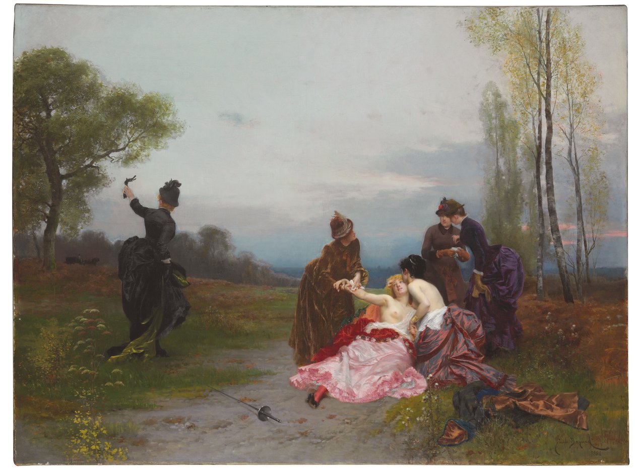 A reconciliação, 1884 de Emile Antoine Bayard