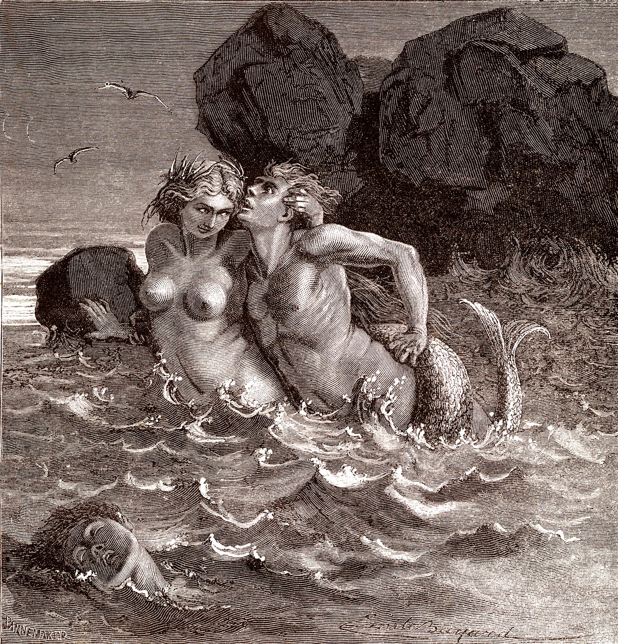 A sereia de Emile Antoine Bayard