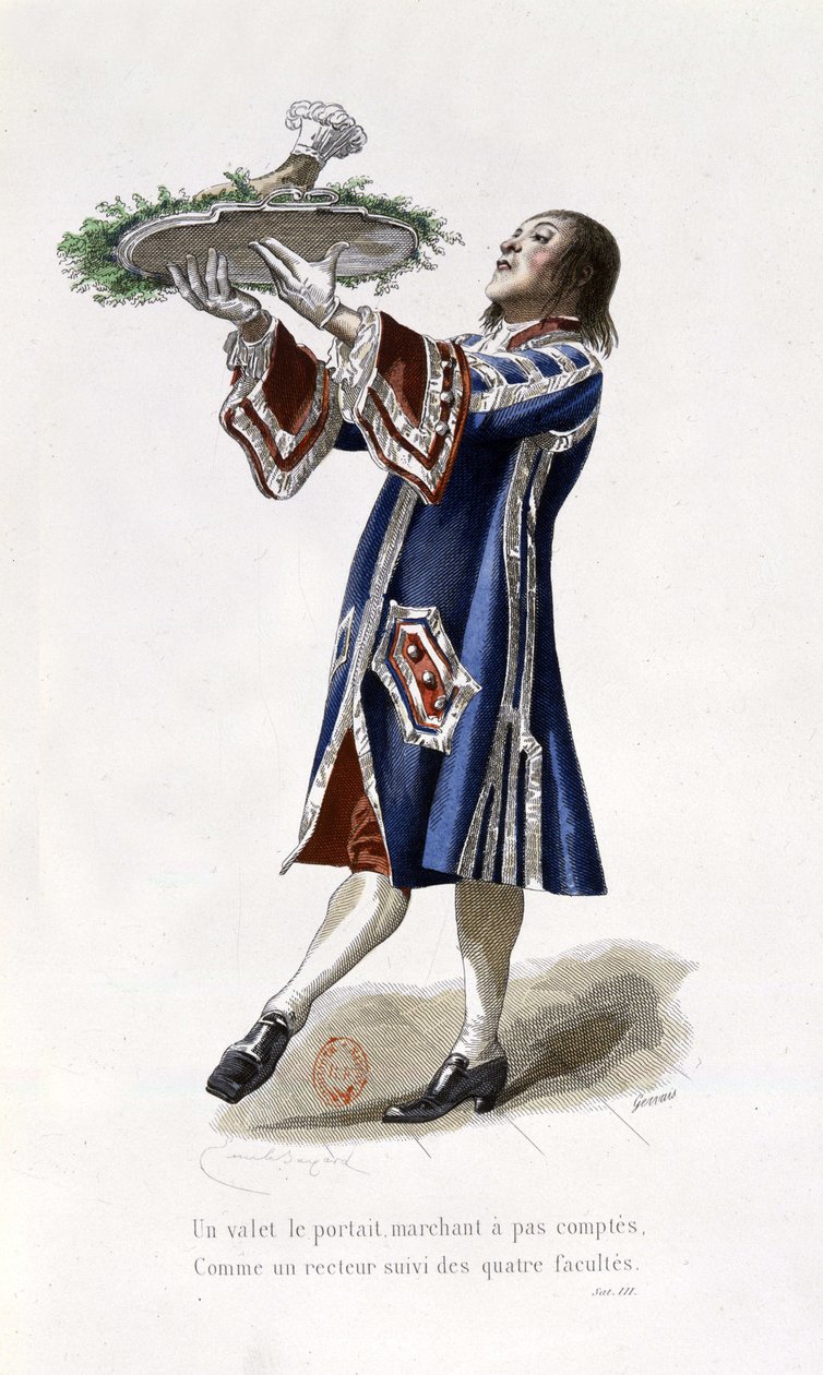 ilustração de em Oeuvres de Nicolas Boileau, Paris 1873, Laplace Sanchez e Cie editeurs (gravura) de Emile Antoine Bayard