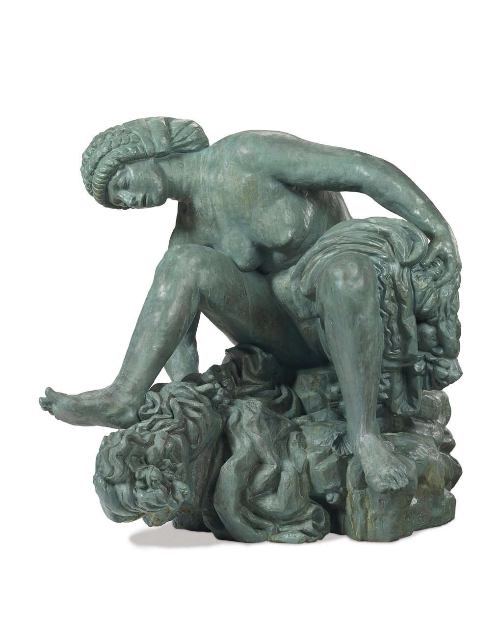 Grande banhista agachado; Grande banhista agachado de Emile Antoine Bourdelle