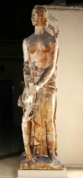 Prudência, modelo para o monumento ao general Carlos Maria de Alvear (1788-1852) (gesso) de Emile Antoine Bourdelle