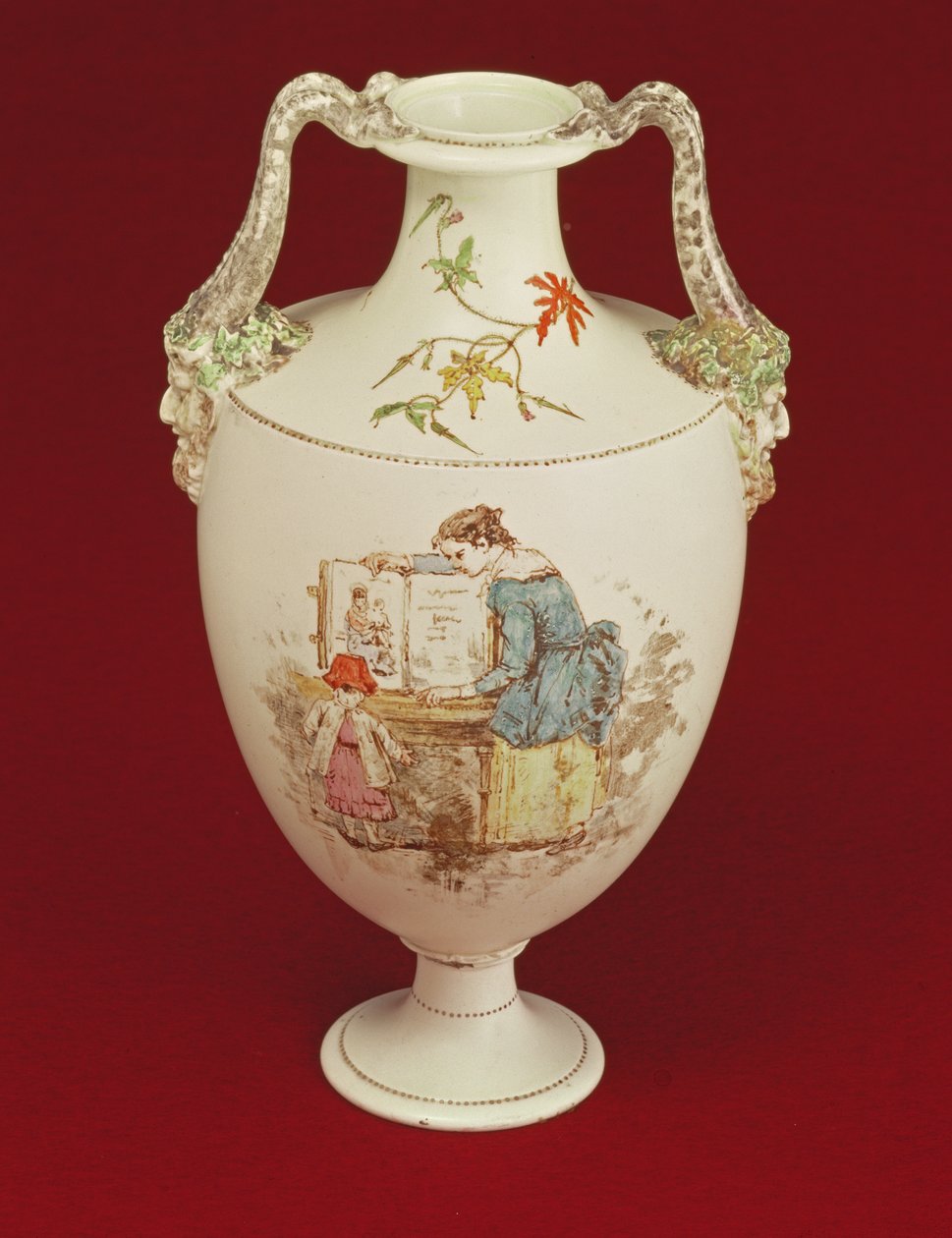 Vaso Wedgwood, final do século XIX de Emile Aubert Lessore