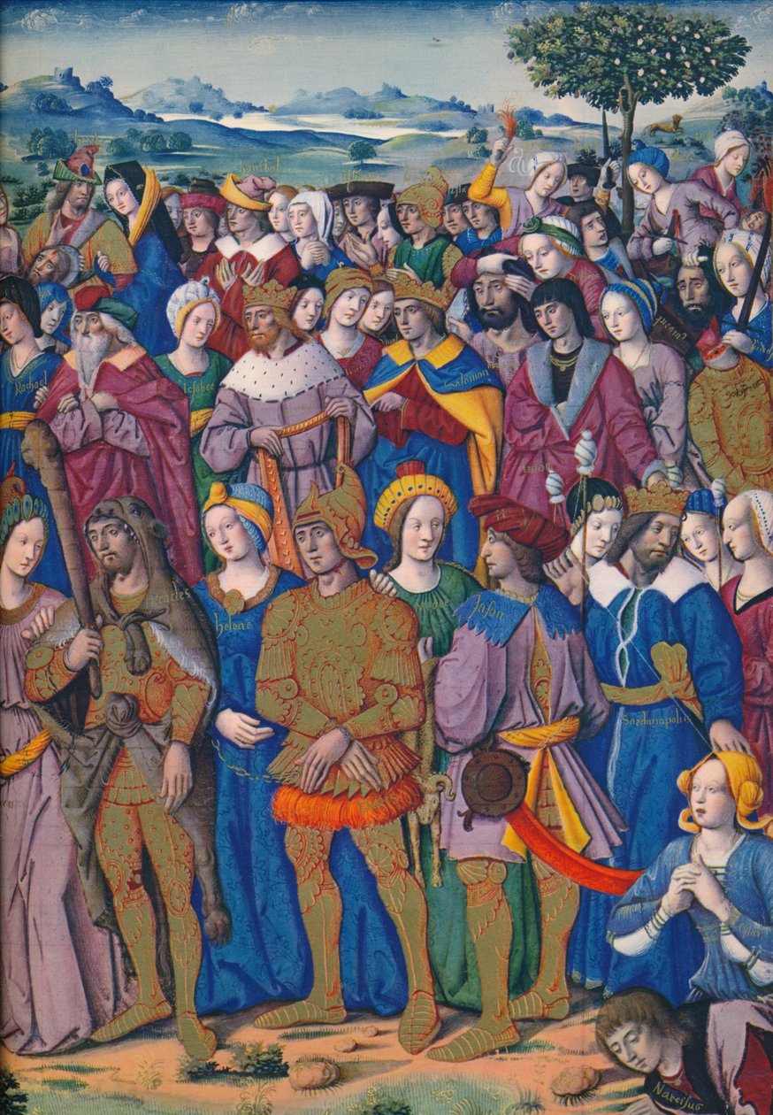 O triunfo do amor, século c15th, 1937 de Emile Aurele van Moe