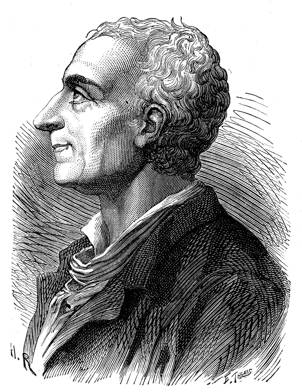 Retrato de Montesquieu de Émile Bayard