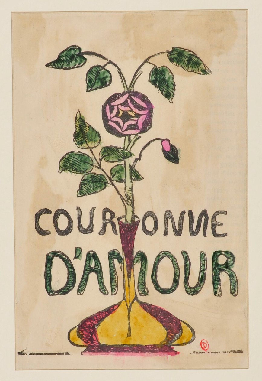 Krone der Liebe [Probe b] de Emile Bernard