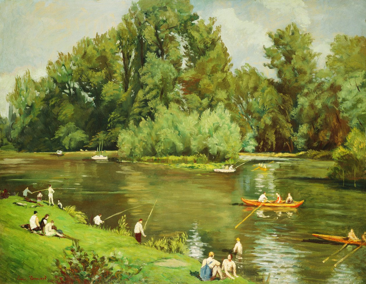 Margem do Marne, c.1932 de Emile Bernard