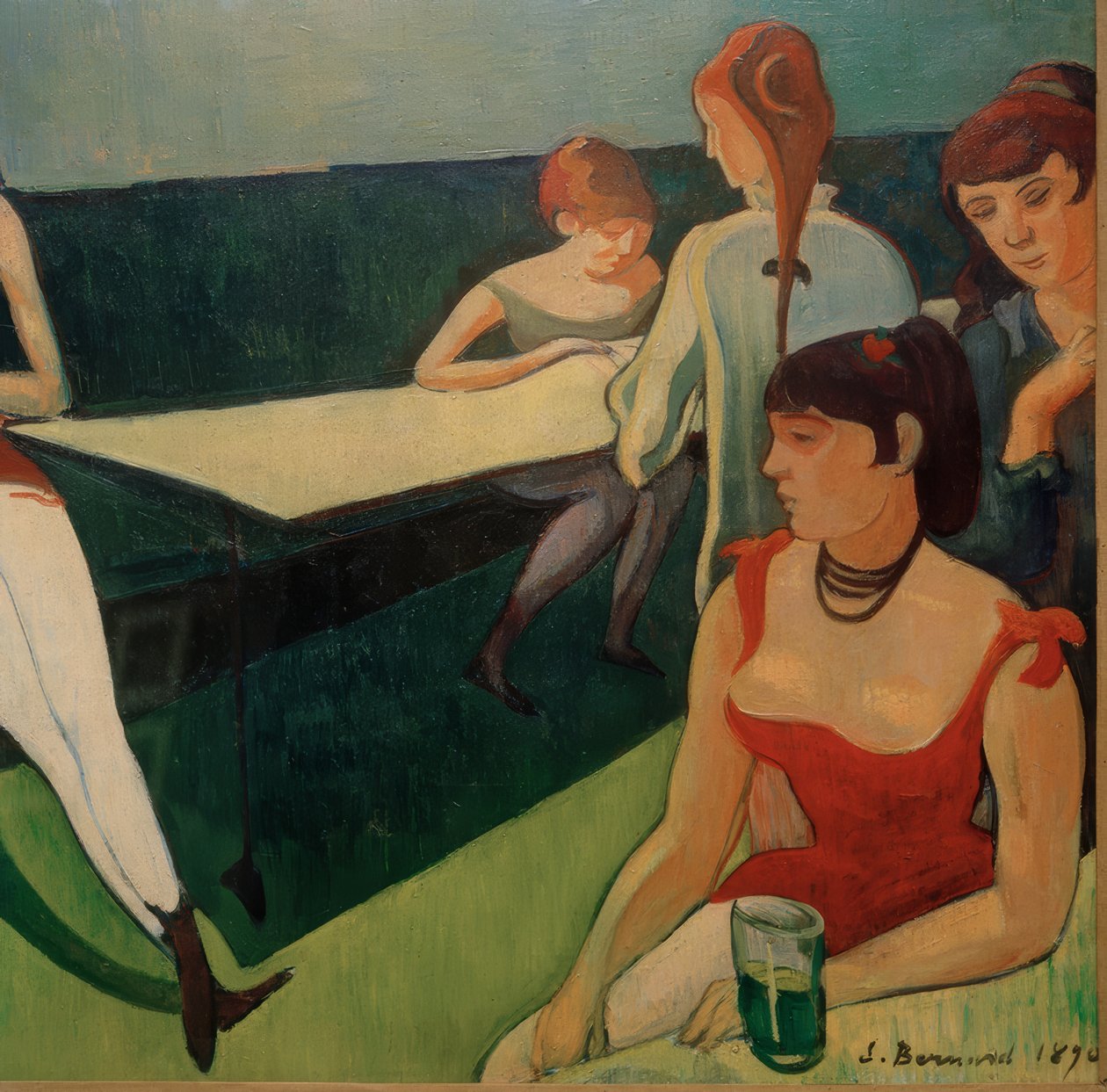 Um bordel (detalhe) de Emile Bernard
