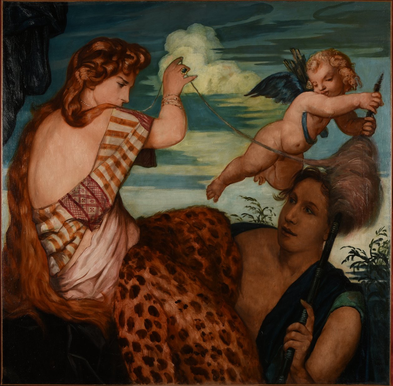 Hércules e Omphale de Emile Bernard