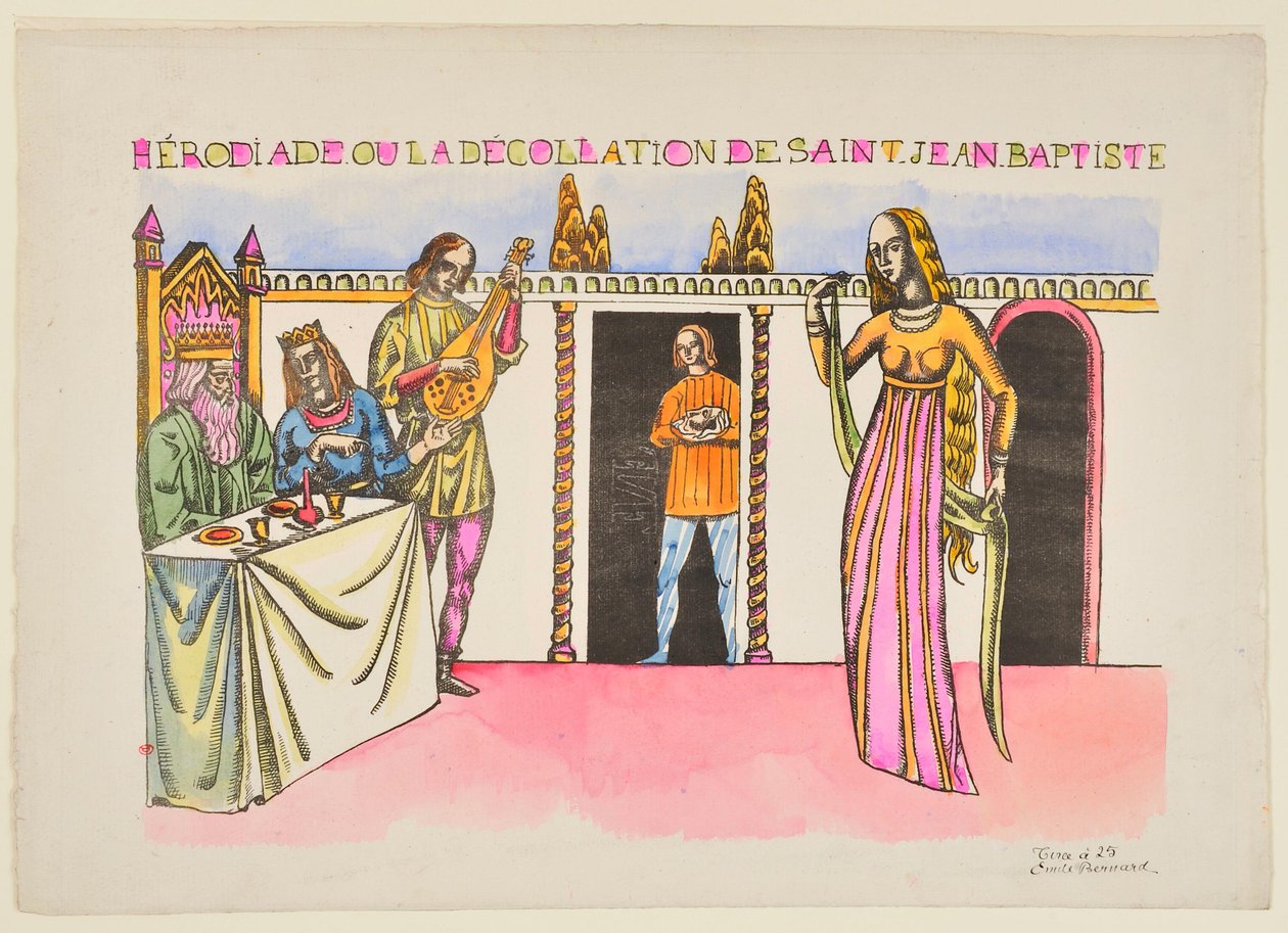 Herodíade ou a decapitação de São João Batista de Emile Bernard
