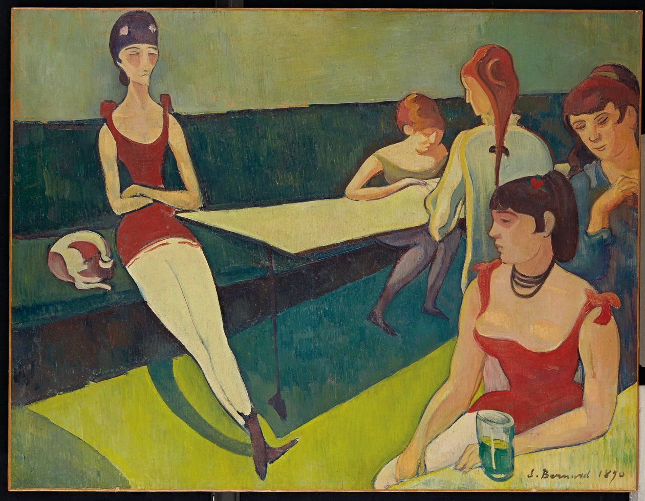 A sala de estar, 1890-92 de Emile Bernard