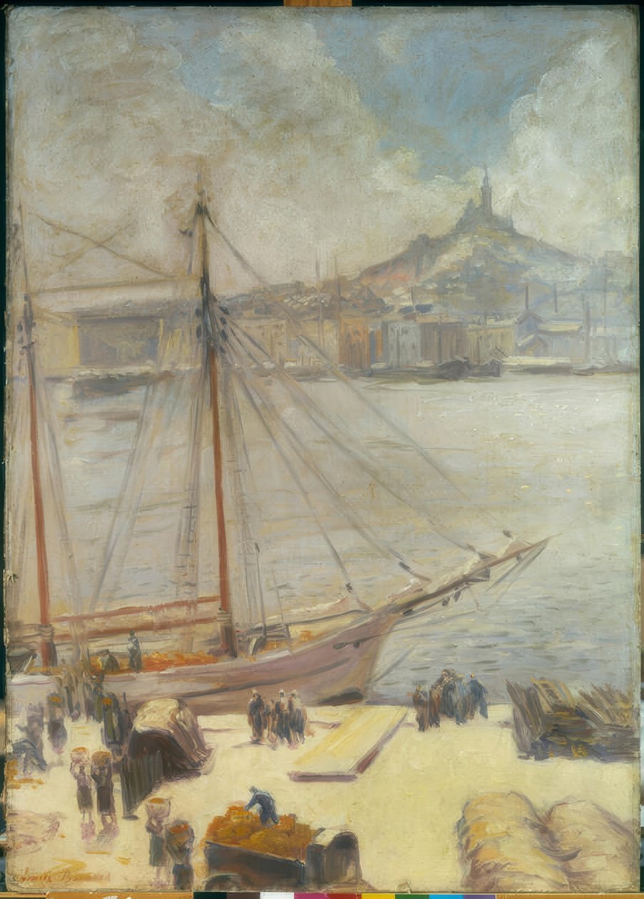 Marselha, o cais de Emile Bernard