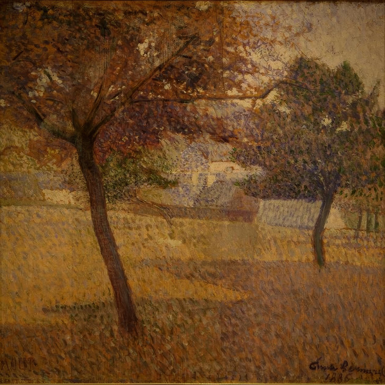Pomar em Pont-Aven de Emile Bernard