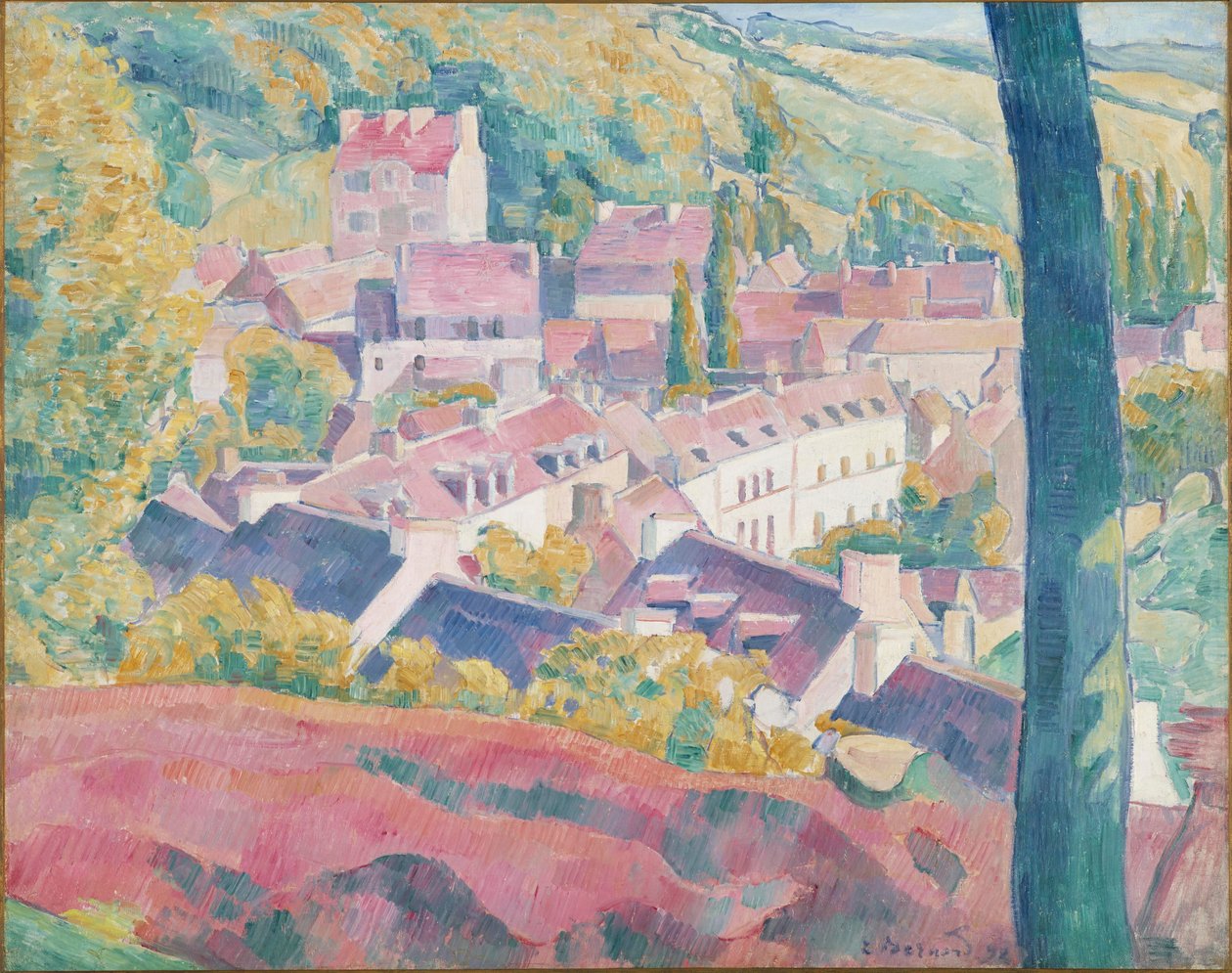Pont-Aven visto do Bois d