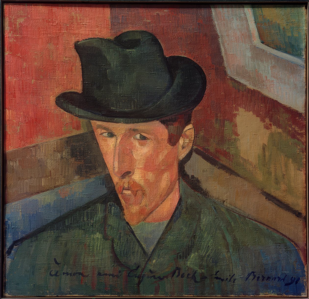 Retrato Eugène Boch de Emile Bernard
