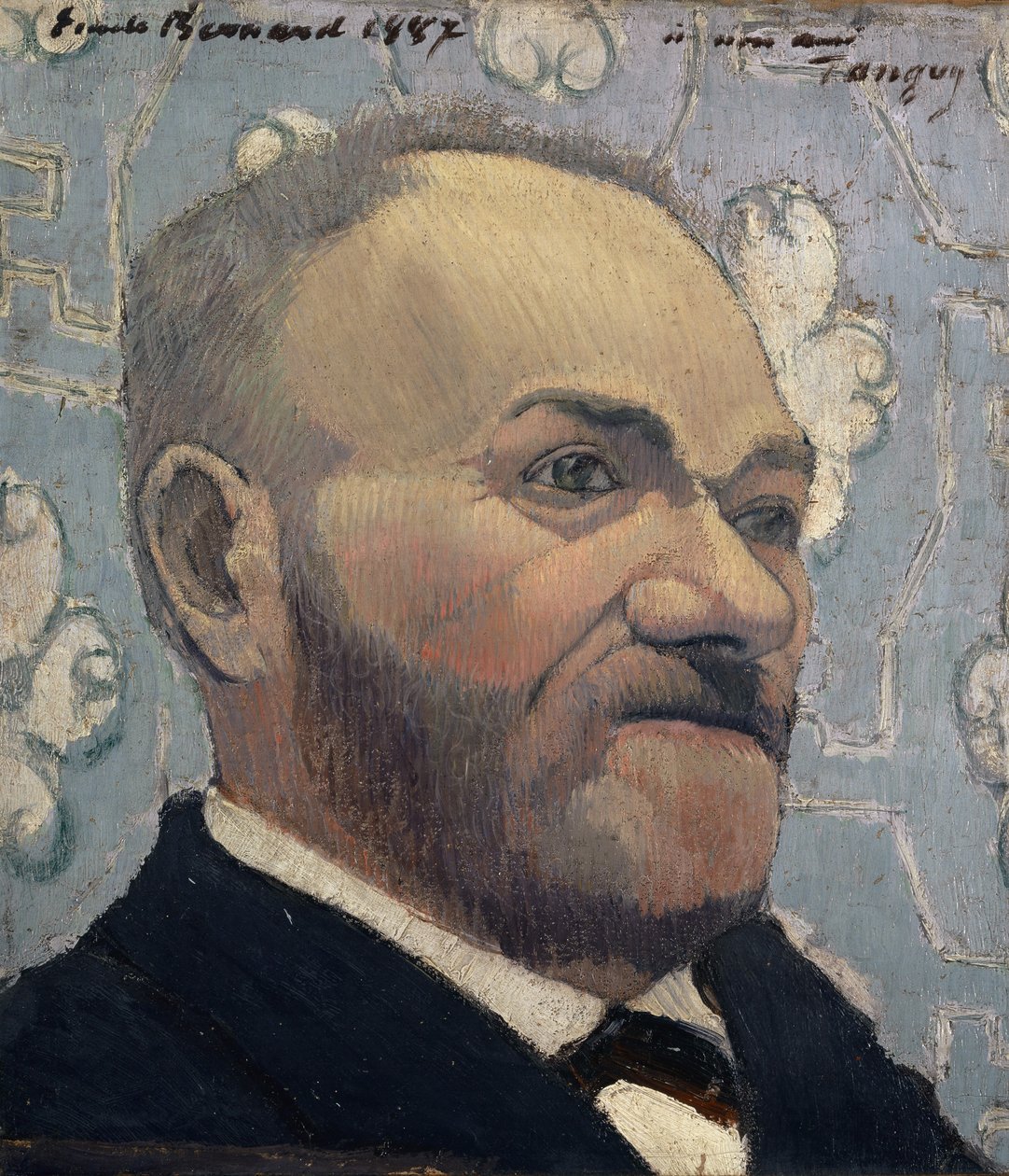 Retrato do Padre Tanguy, 1887 de Emile Bernard