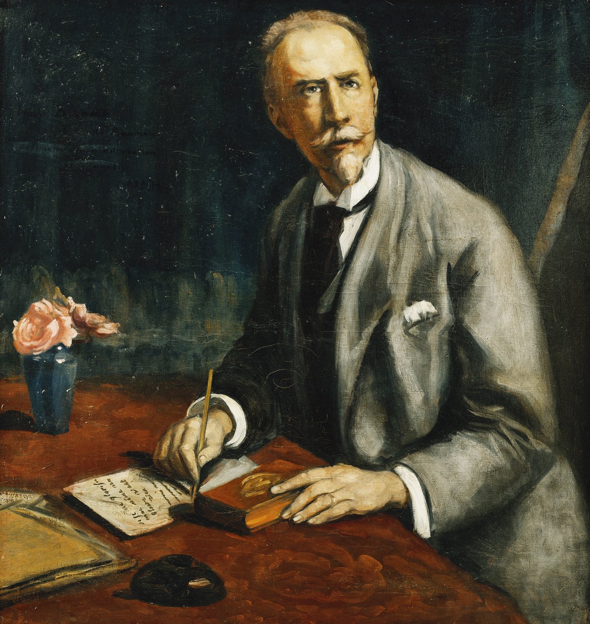 Retrato de Emile Bauman; Retrato d "Emile Bauman, 1927 de Emile Bernard