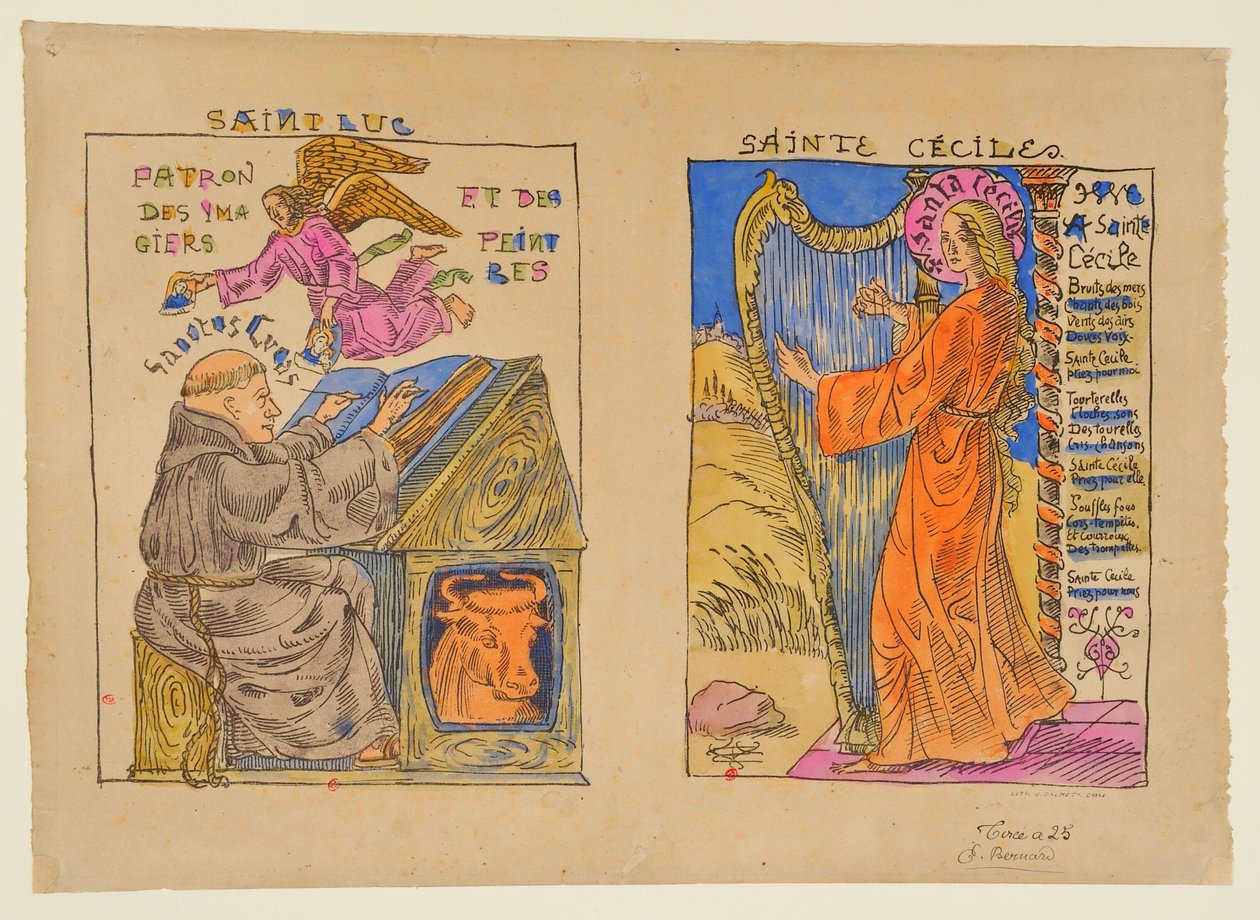 Heiliger Lukas de Emile Bernard