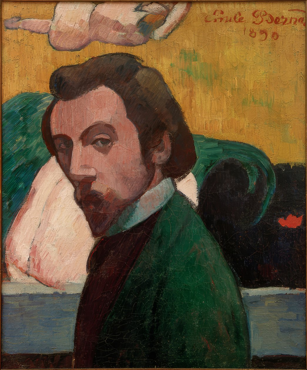 Auto-retrato Emile Bernard, 1890 de Emile Bernard