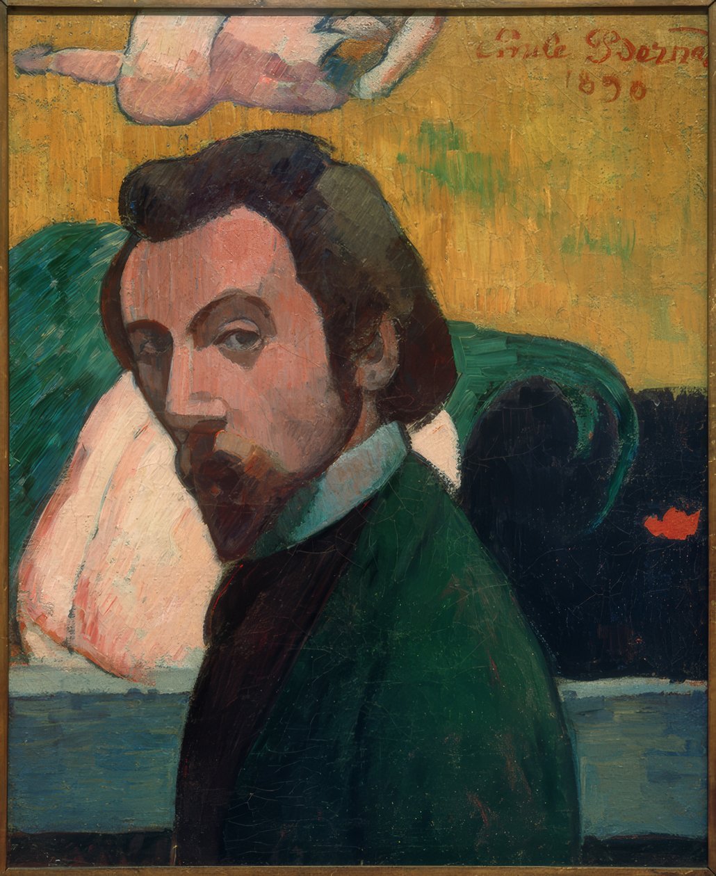 Autorretrato Emile Bernard, 1890 de Emile Bernard