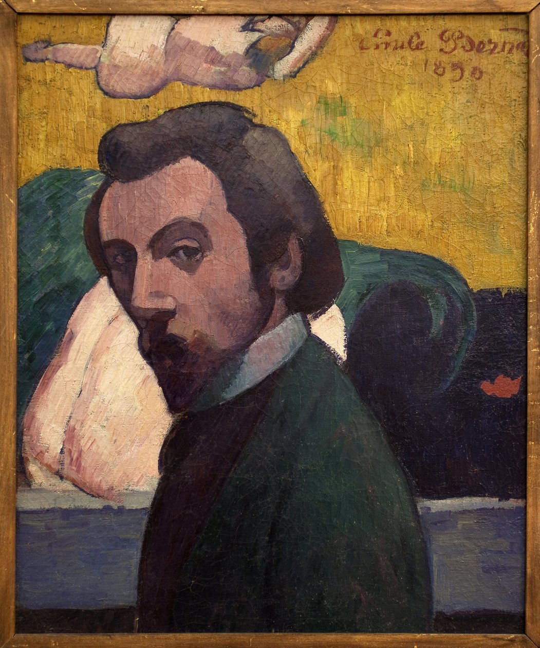 Auto-retrato. Pintura de Emile Bernard (1868-1941). Óleo sobre tela de Emile Bernard