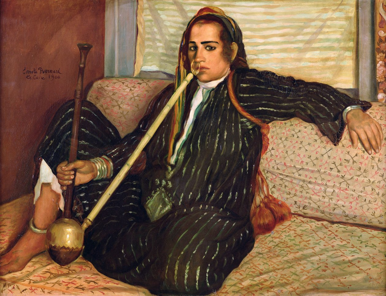 Fumar Haschich, 1900 de Emile Bernard