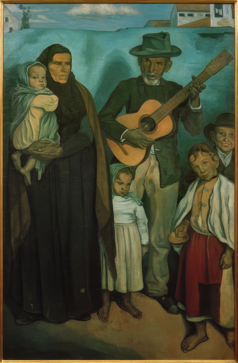 Mendigos espanhóis de Emile Bernard