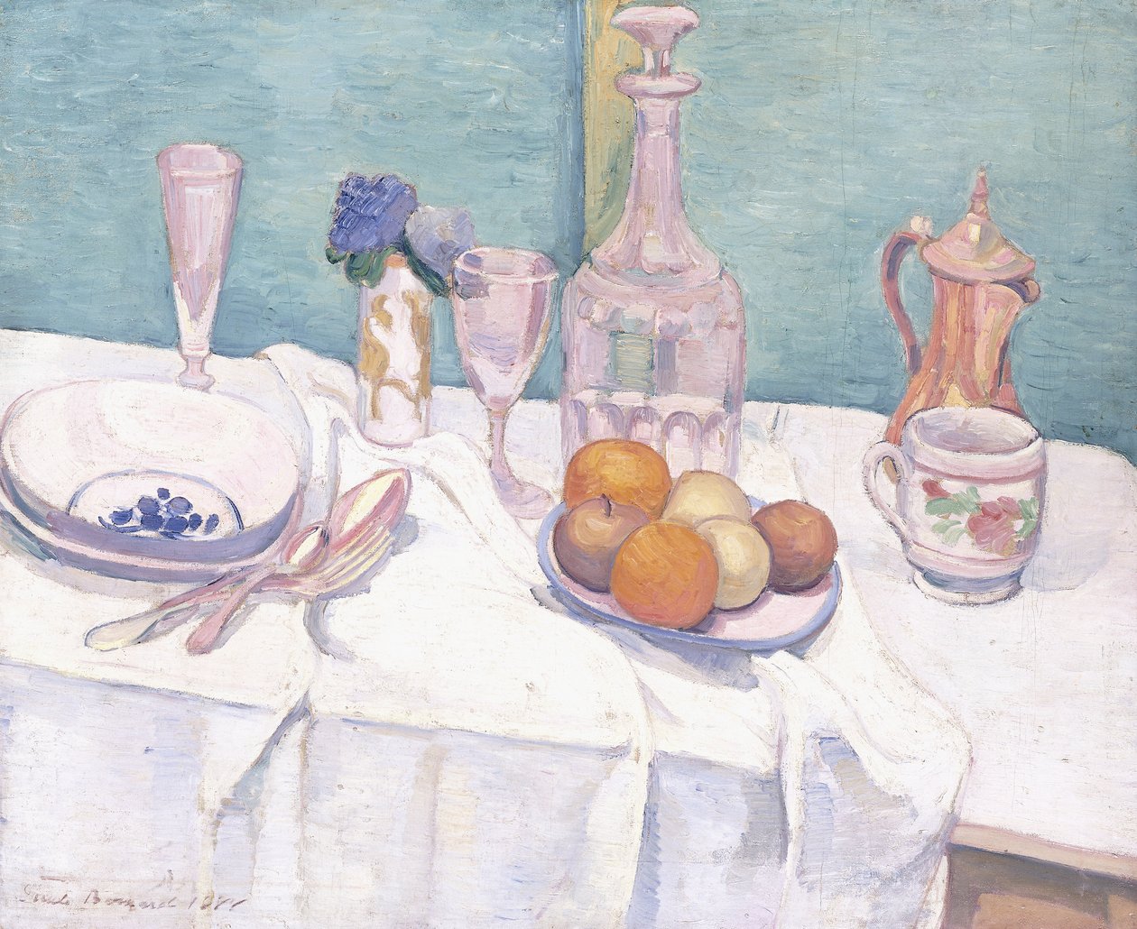 Natureza morta, 1888 de Emile Bernard