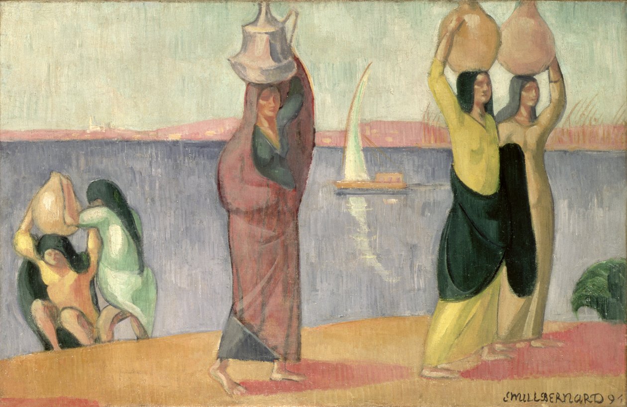 Os portadores da água, 1894 de Emile Bernard