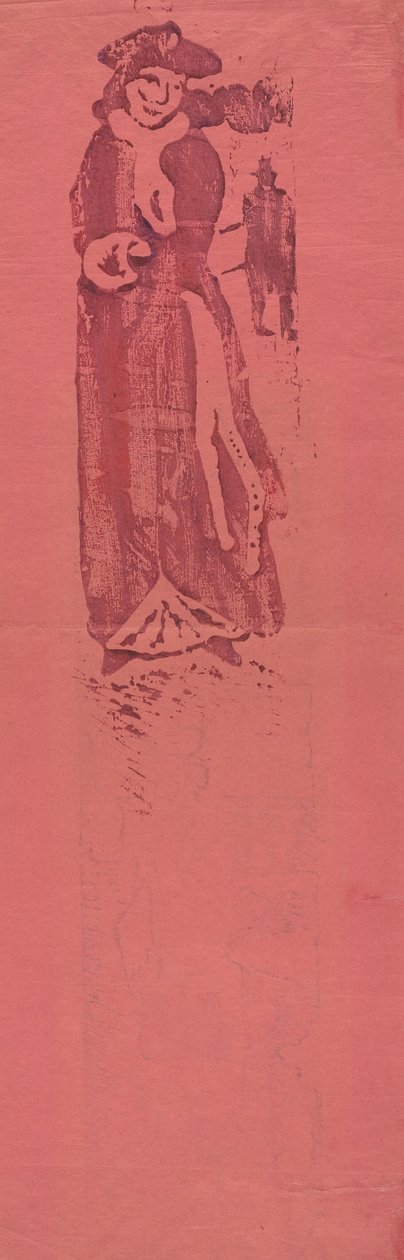 Frau mit Muff (La Dame au Manchon) de Emile Bernard