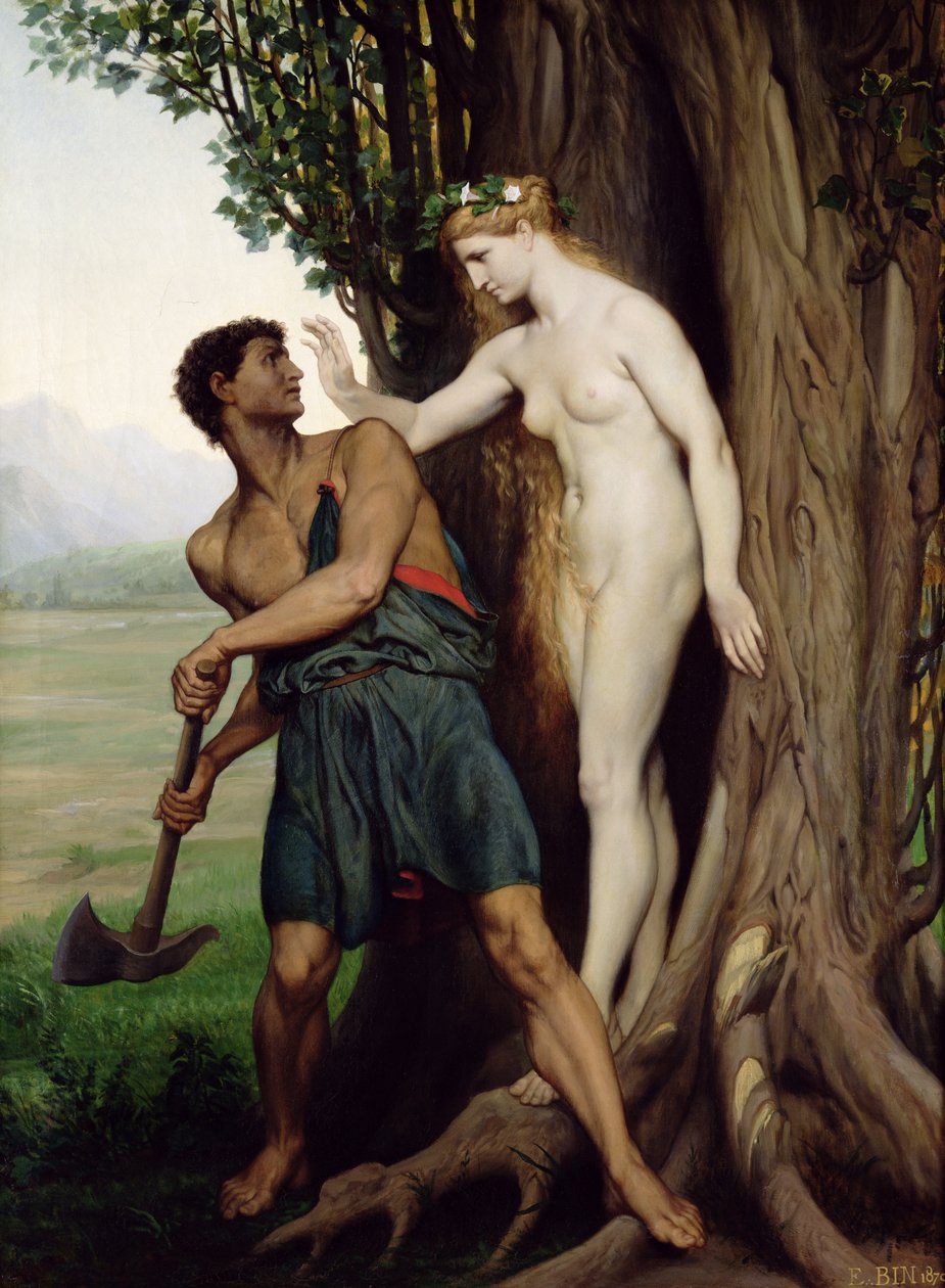 O Hamadryad, 1870 de Emile Bin