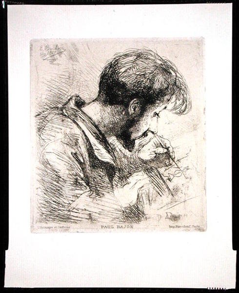 Retrato de Paul Rajon de Emile Boilvin