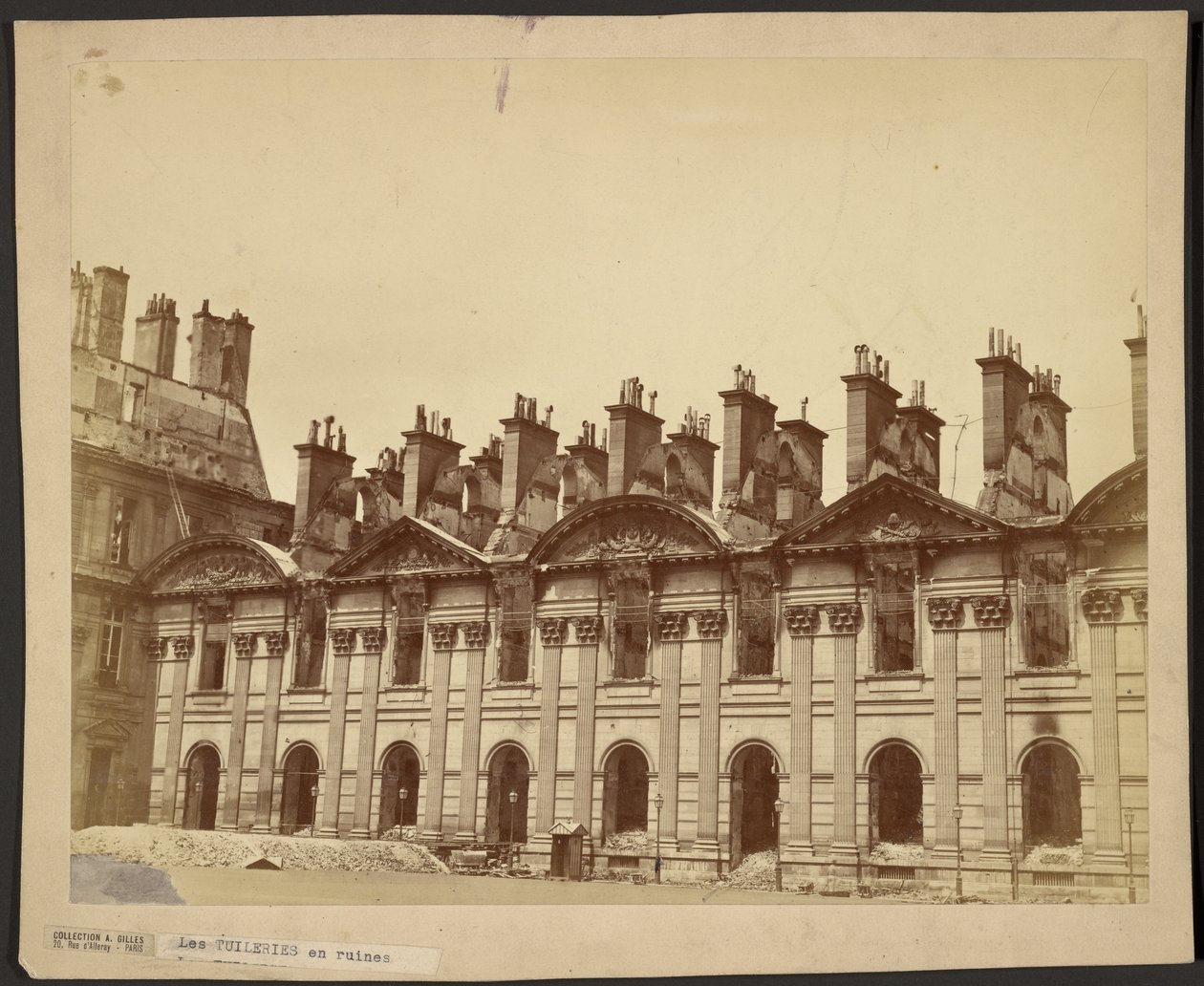 Les Tuileries e ruínas de Emile Bondonneau