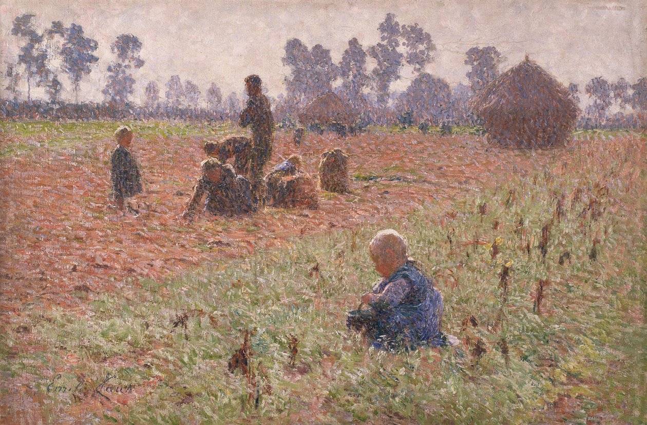Leitores de areia de Emile Claus