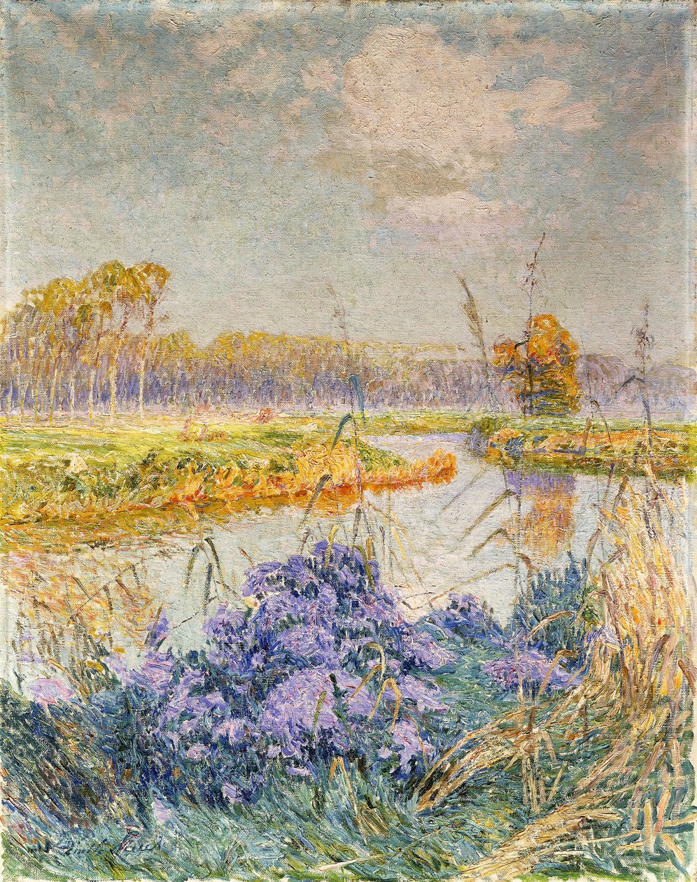 La Lys - De Leie, C. 1902 de Emile Claus