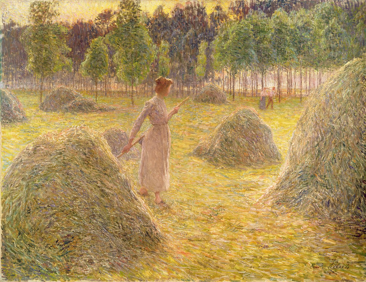Os Gleaners, meados dos anos 1890 de Emile Claus