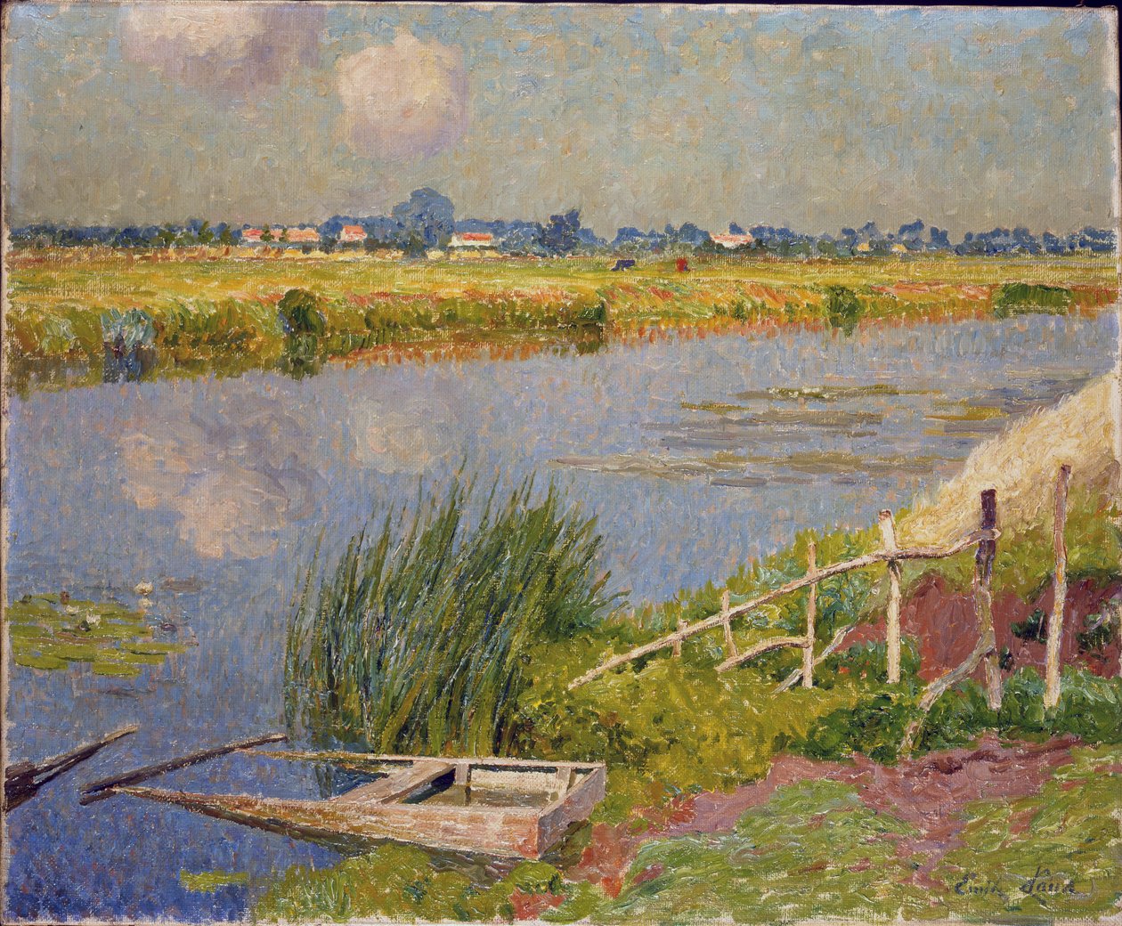 Os bancos de lírio, 1912 de Emile Claus