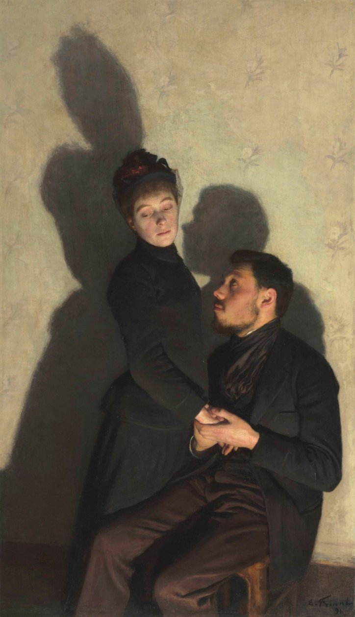 Sombras do elenco, 1891. de Emile Friant