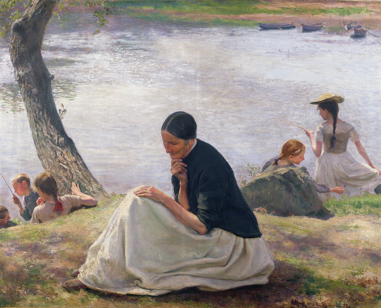 Souvenir, 1891 de Emile Friant
