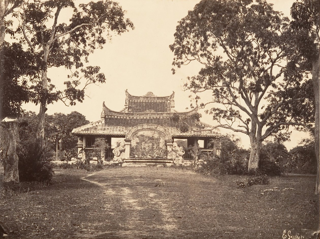 Túmulo do Bispo de Adran, 1866. de Emile Gsell