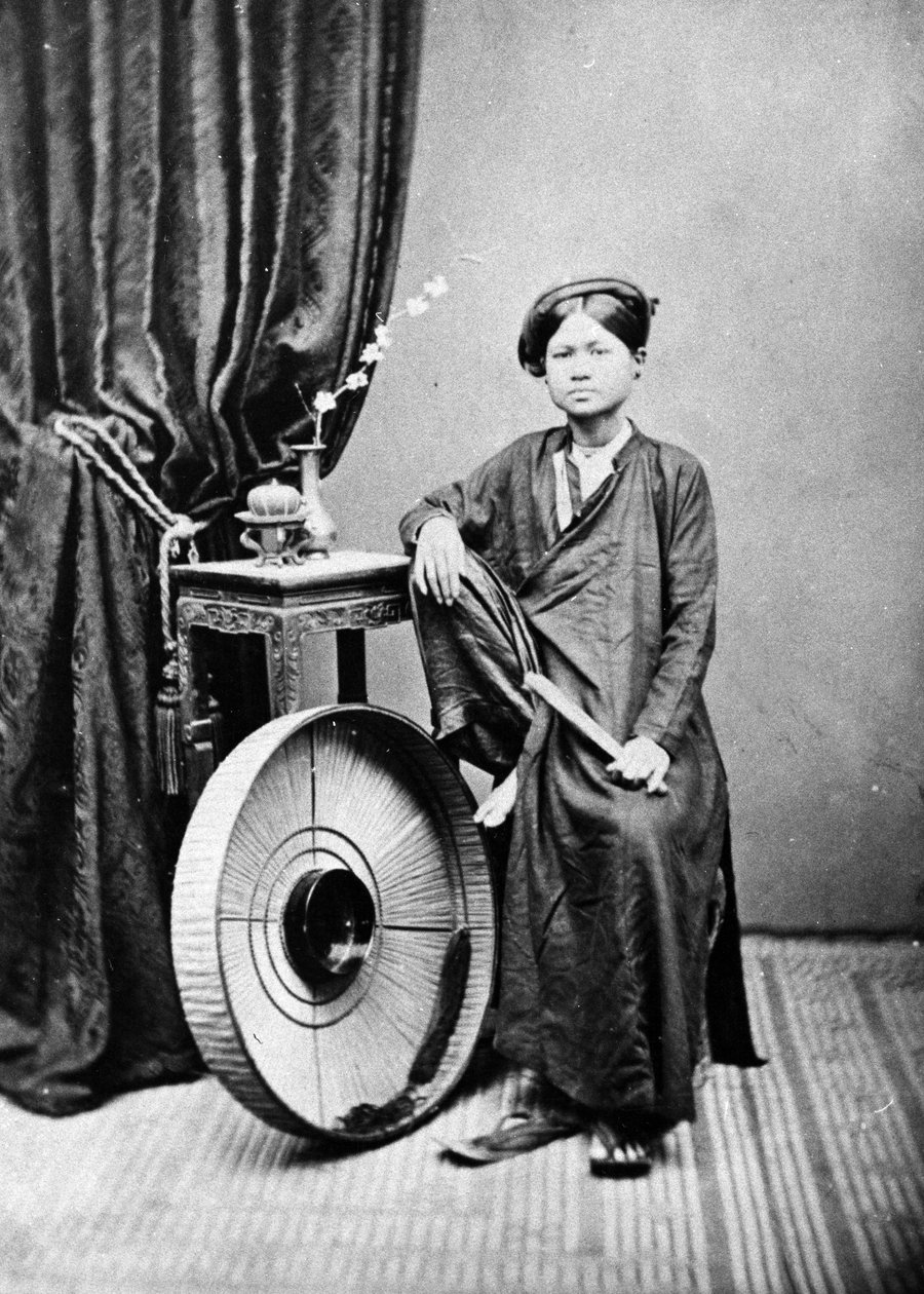 Mulher de Tonkin, c.1860s de Emile Gsell