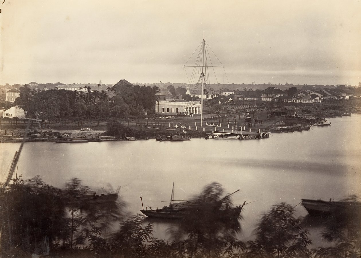 Vista da Folha de Saigon nº 1, 1866. de Emile Gsell