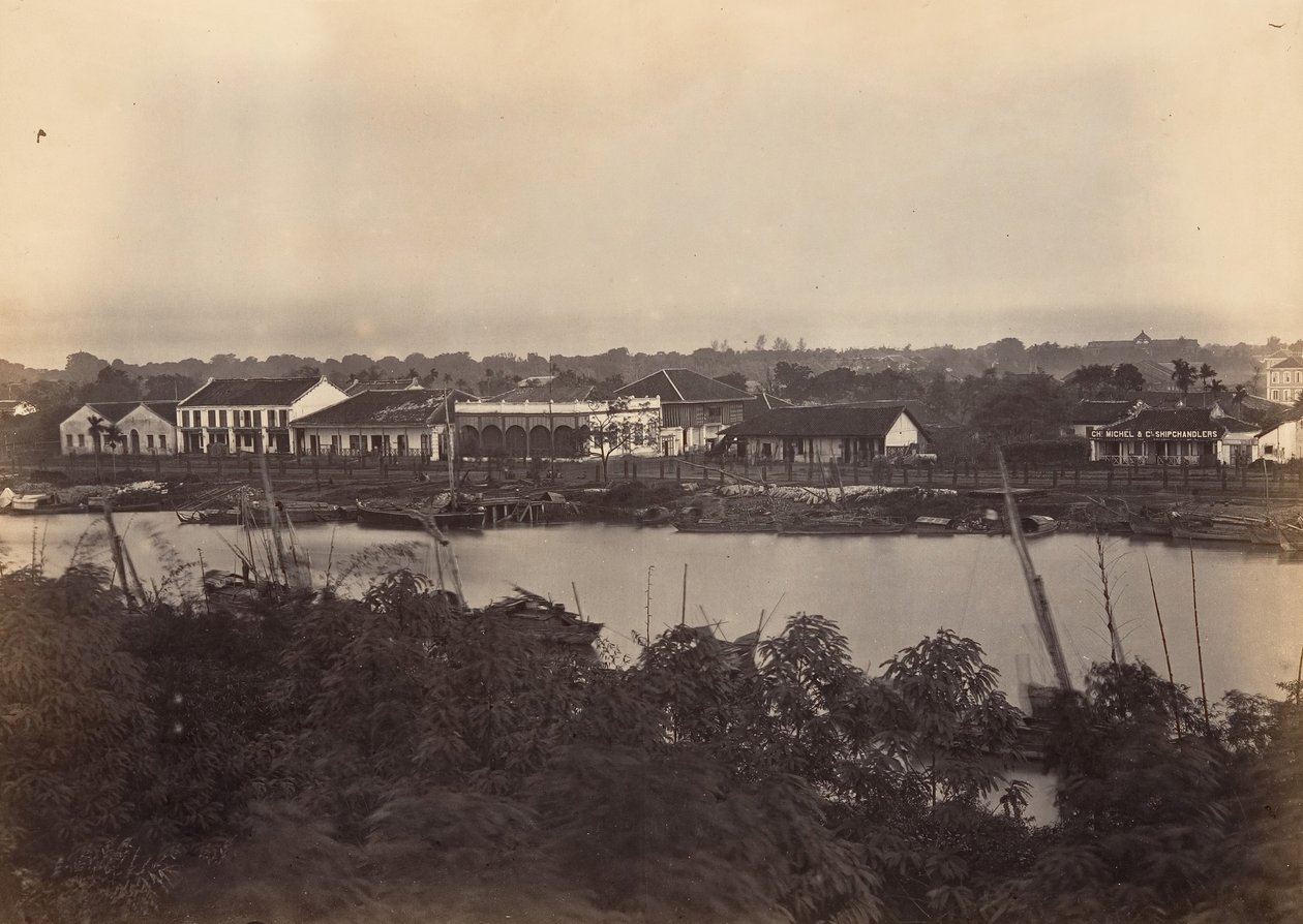 Vista da Folha de Saigon nº 2, 1866. de Emile Gsell