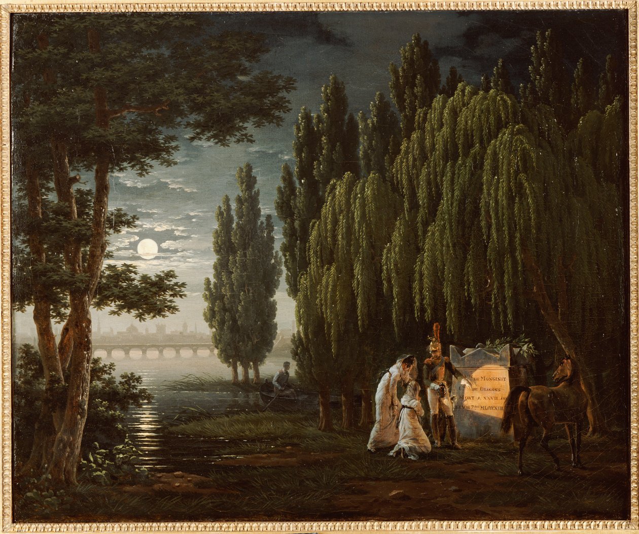 No túmulo do coronel Monginot de Emile Jean Horace Vernet