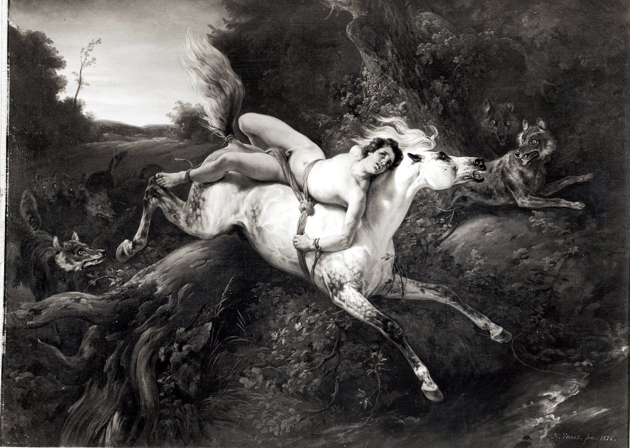 Mazeppa, 1826 de Emile Jean Horace Vernet
