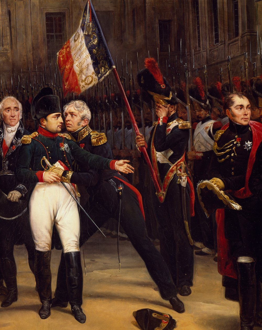 Adeus de Napoleão à Guarda Imperial, 20 de Abril de Emile Jean Horace Vernet