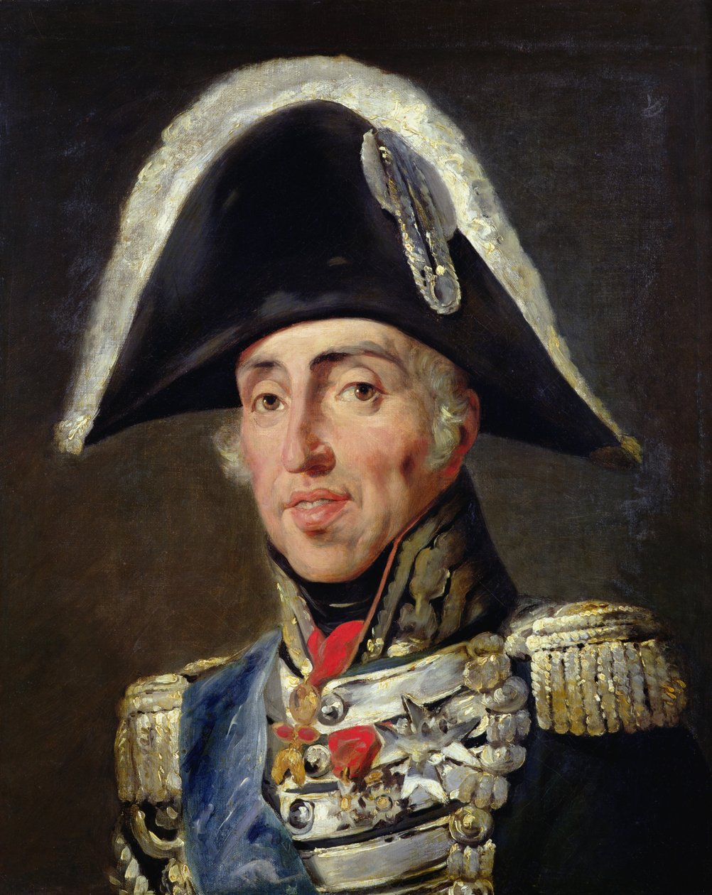 Retrato de Carlos X (1757-1836) Rei da França e Navarra de Emile Jean Horace Vernet