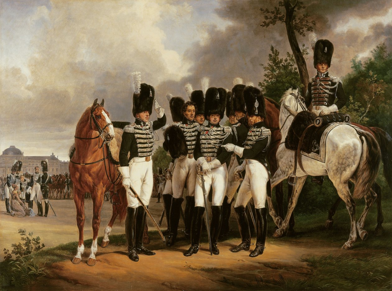 Retrato do general marquês de Talhout-Roy, 1818-19 de Emile Jean Horace Vernet